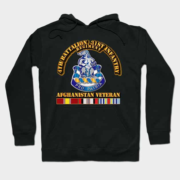 4th Bn 31st Infantry - Afghanistan Veteran Hoodie by twix123844